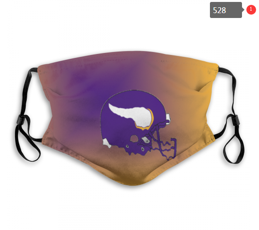 NFL Minnesota Vikings #5 Dust mask with filter->nfl dust mask->Sports Accessory
